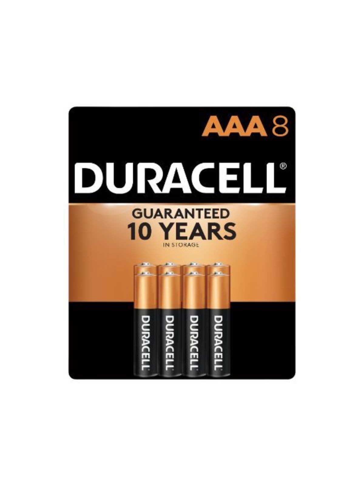 Order Duracell AAA Alkaline Battery (8-pack) food online from Stock-Up Mart store, Marietta on bringmethat.com