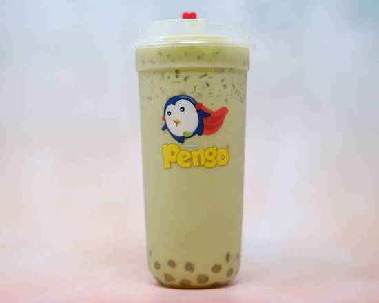Order Thai Green Milk Tea food online from Pengo Macaron &amp; Dessert store, Laguna Hills on bringmethat.com