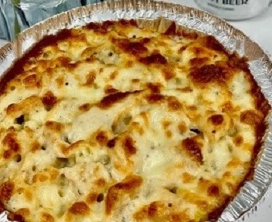 Order Chicken Alfredo Pasta Combo food online from Houston Hot Wings store, Stafford on bringmethat.com