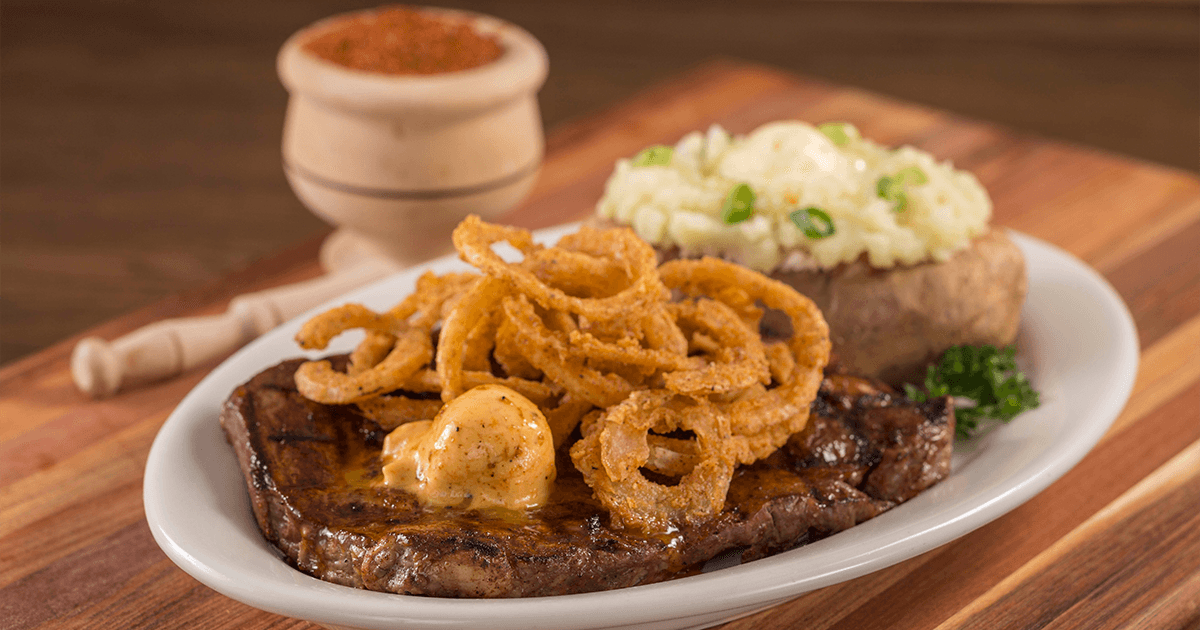 Order Del Rio Ribeye Steak food online from Colton Steakhouse & Grill store, Collinsville on bringmethat.com