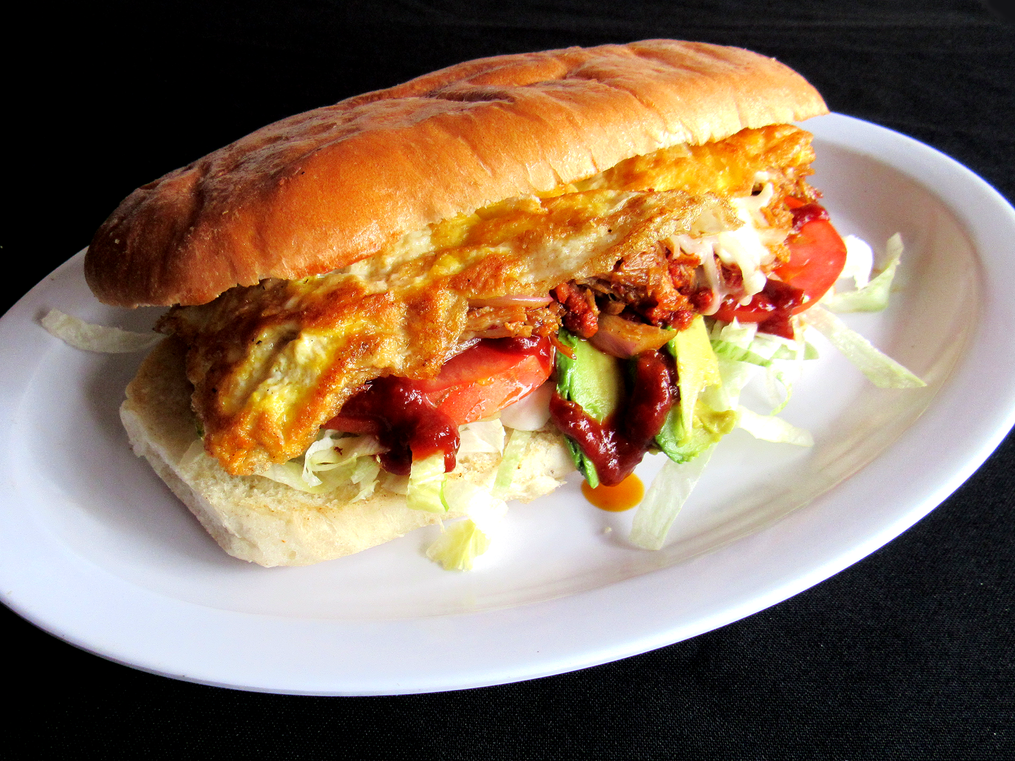 Order Mexicana Torta food online from Alexander World Famous Tortas store, East Rancho Dominguez on bringmethat.com