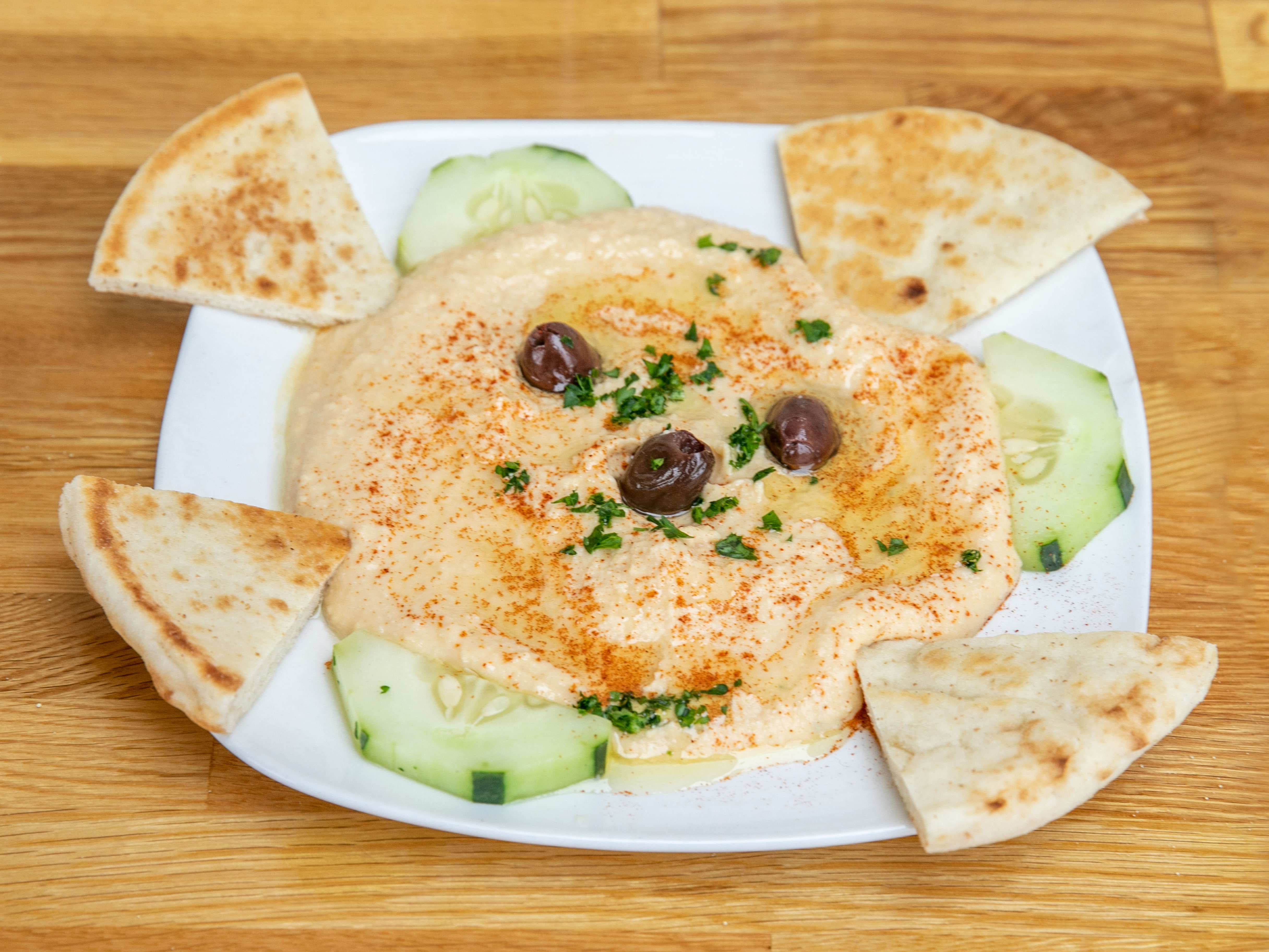 Order Hummus food online from Crazy Greek 2 store, Hilliard on bringmethat.com