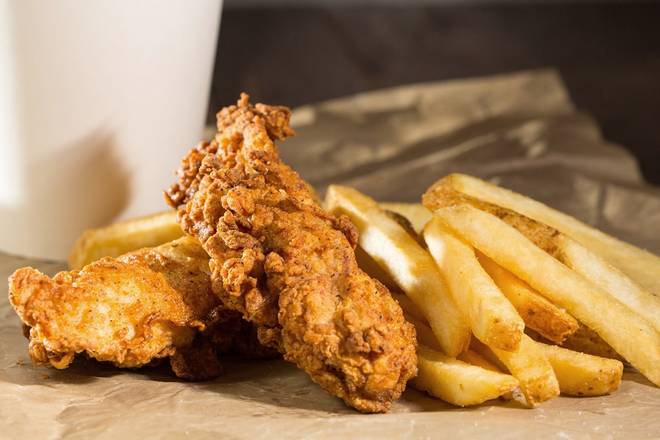 Order KIDS MEAL - CHICKEN TENDERS (2 PC) food online from Wayback Burger store, West Chester on bringmethat.com