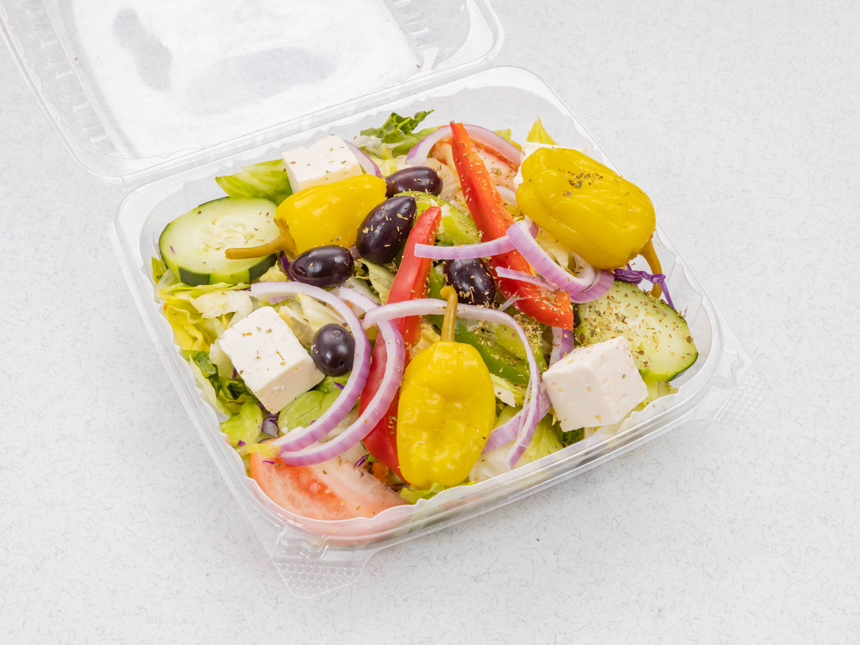 Order Greek Salad  food online from Poor Boy store, Maywood on bringmethat.com