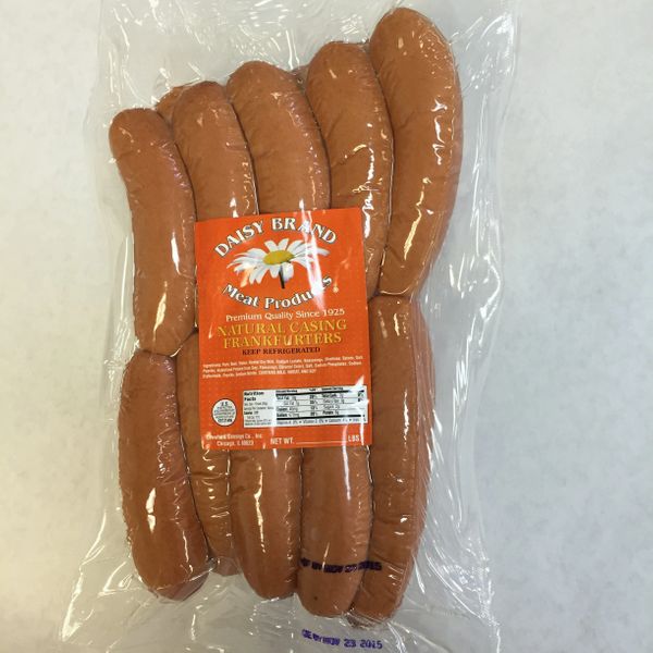 Order Jumbo Natural Casing Frankfurters food online from Crawford Sausage Company, Inc. store, Chicago on bringmethat.com