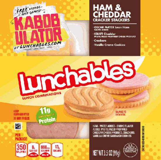 Order Lunchables - Ham & Cheddar food online from IV Deli Mart store, Goleta on bringmethat.com