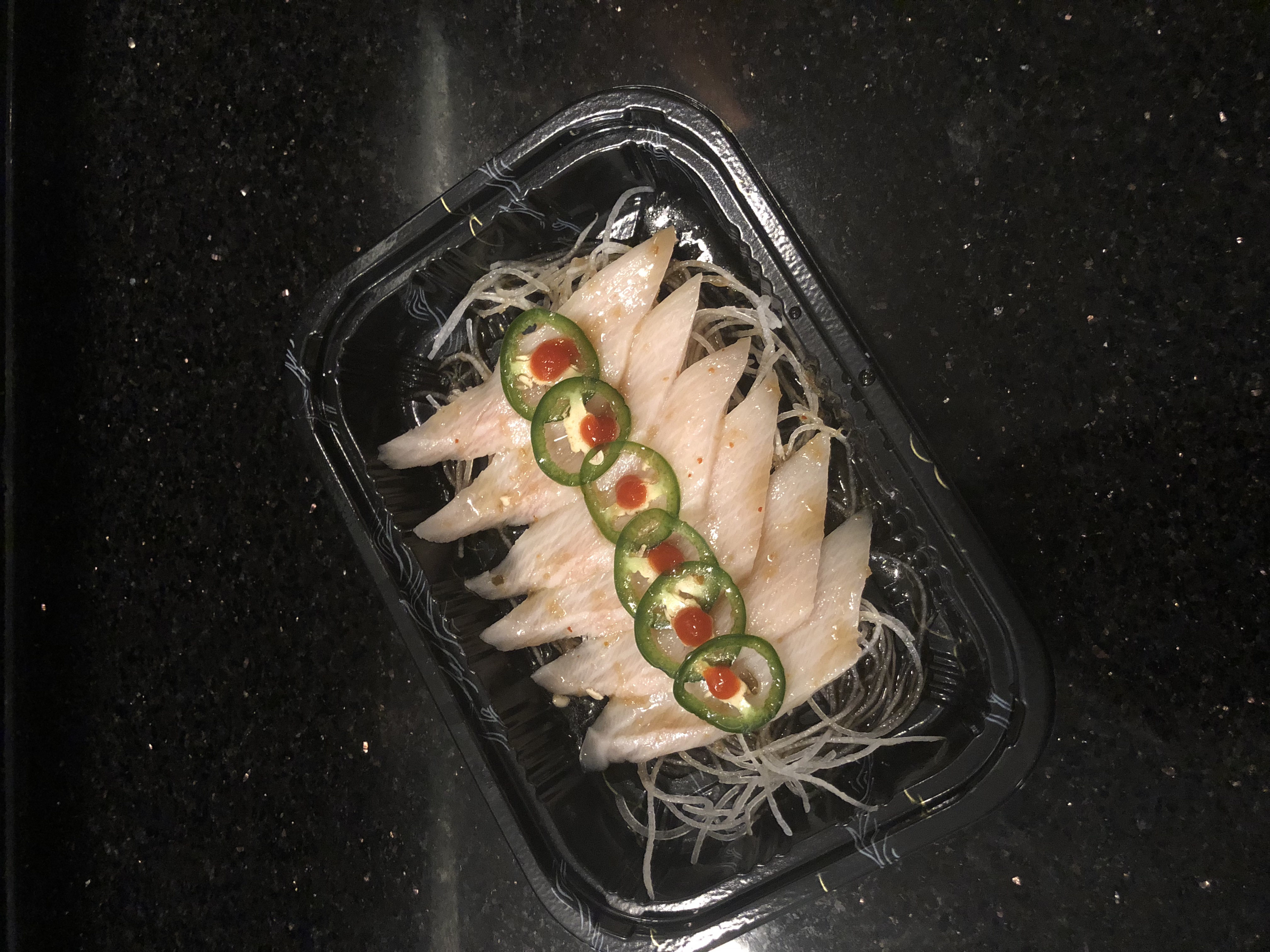Order Yellowtail Jalapeno Appetizer food online from Wasabi Bistro store, Boonton on bringmethat.com