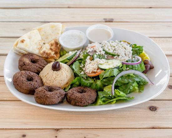 Order Falafel Salad food online from Greek Corner Cafe store, San Diego on bringmethat.com