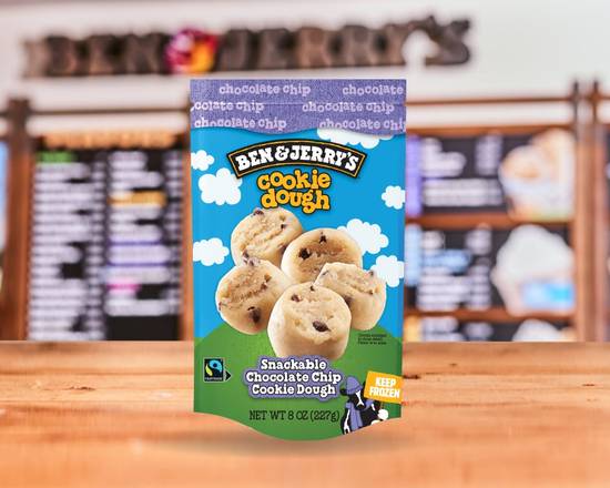 Order Snackable Cookie Dough Chunks (8oz) food online from Ben & Jerry's store, Clearwater Beach on bringmethat.com