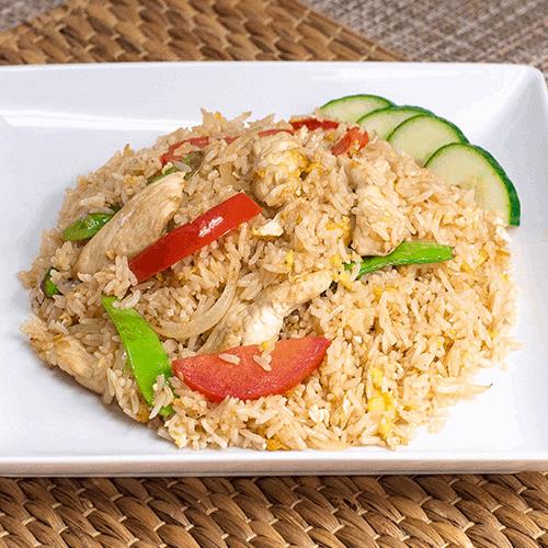 Order 61. Fried Rice food online from Garnjana Thai Restaurant store, Fredericksburg on bringmethat.com