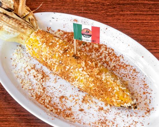 Order Roasted Corn (Elote) food online from El Pariente Mexican Grill store, White Bear Lake on bringmethat.com