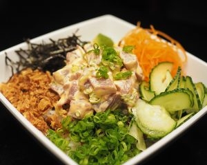 Order Spicy Tuna Poke food online from Kumori Sushi & Teppanyaki - Nolana store, Mcallen on bringmethat.com