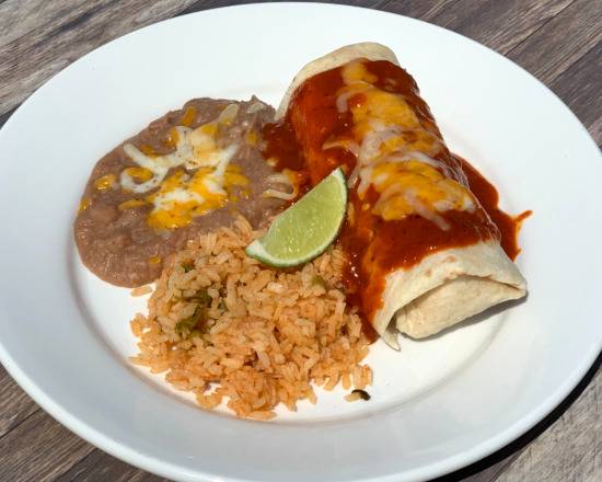 Order Burro Enchilada Style food online from Serrano Mexican Food store, Mesa on bringmethat.com