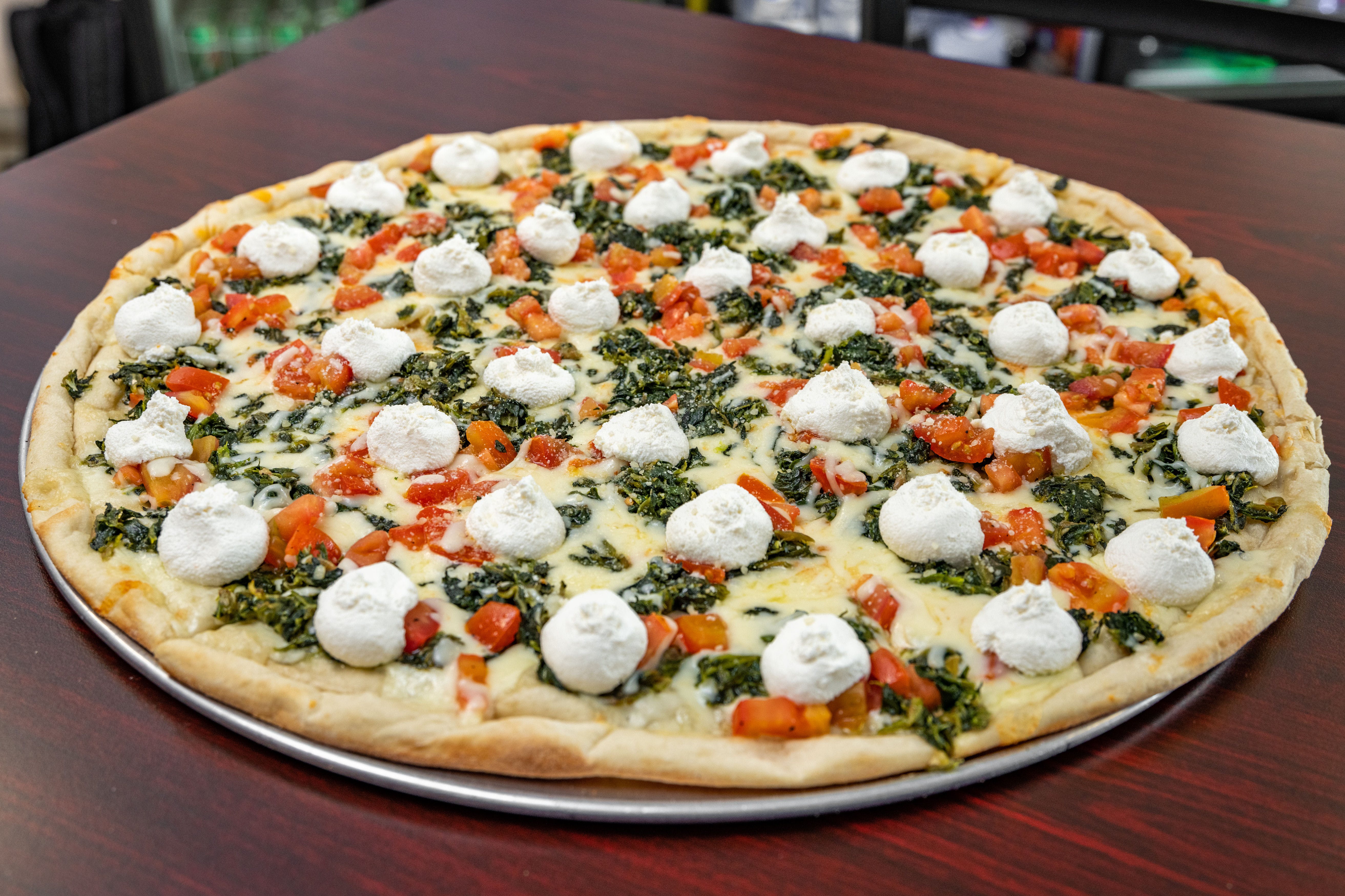 Order Florentine Pizza - Small 12'' food online from East Side Pizza store, Lantana on bringmethat.com
