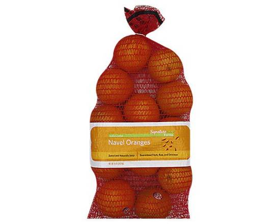 Order Signature Farms · Navel Oranges (8 lb) food online from Safeway store, Napa on bringmethat.com