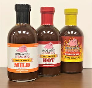 Order Retail Sauce Bottle food online from Hog Wild Pit Bar-B-Q store, Derby on bringmethat.com