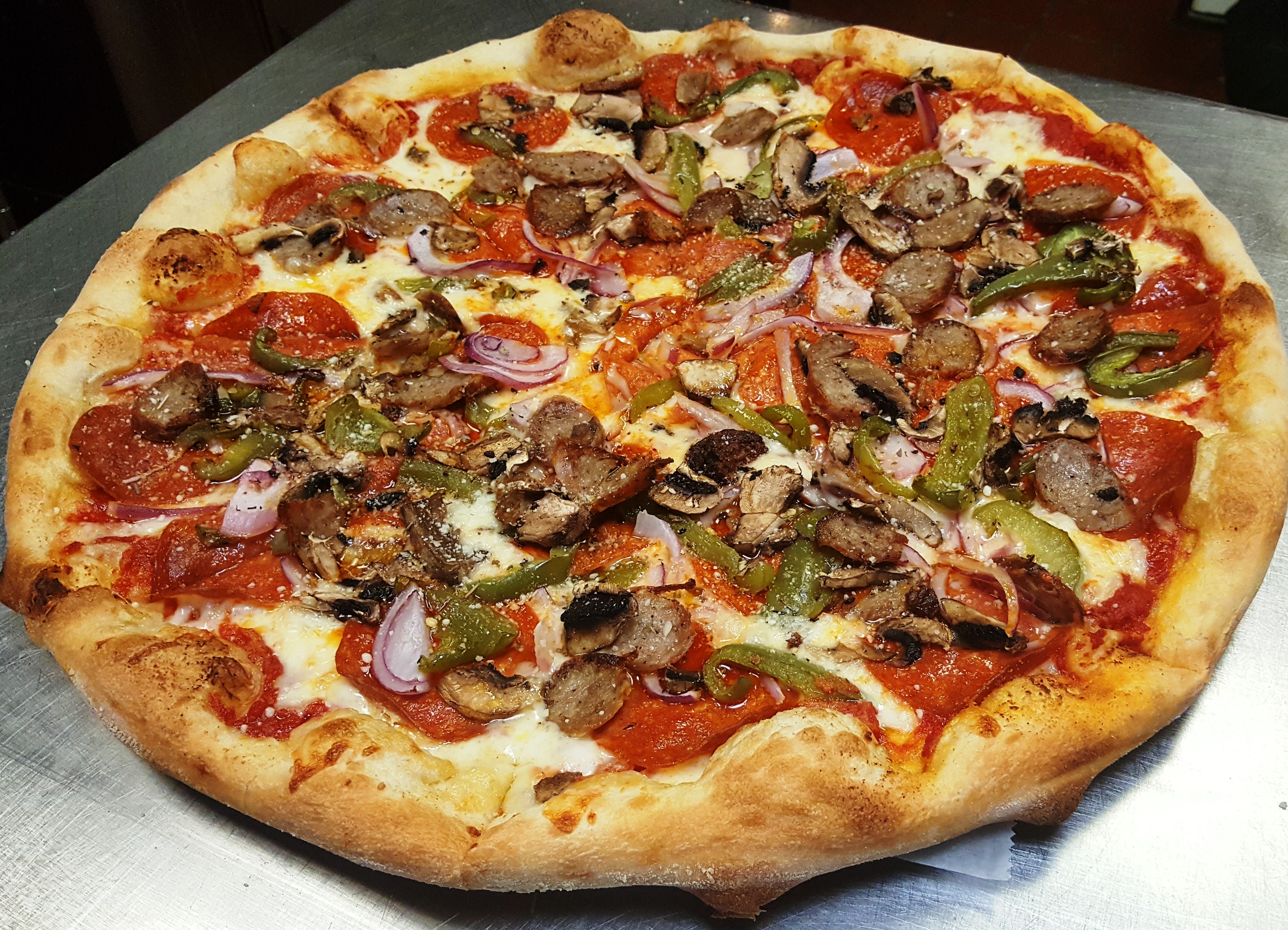 Order House Special Pizza food online from Angelino Restaurant, Philadelphia store, Philadelphia on bringmethat.com