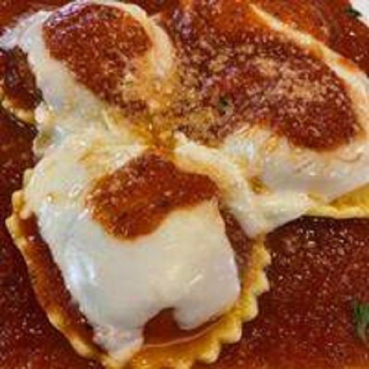 Order Ravioli - Pasta food online from Carmelo's Pizza, Pasta, Subs & More!! store, Linthicum Heights on bringmethat.com
