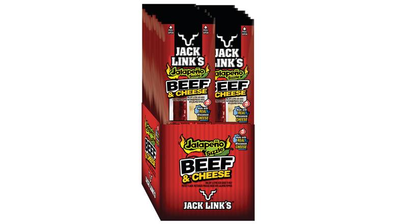 Order Jack Link'S Beef And Cheese Sticks,Jalapeno Sizzle -  16 Ct 1.2 OZ food online from Valero Food Mart store, Murrayville on bringmethat.com