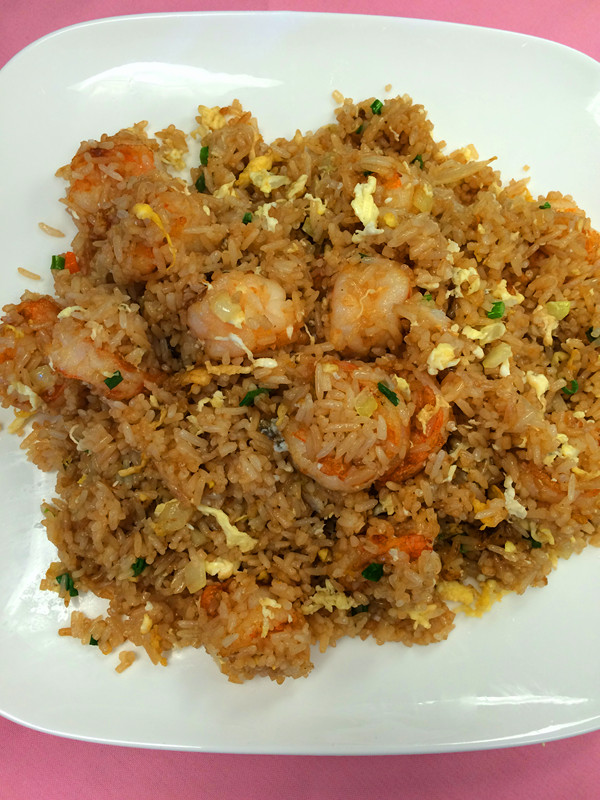 Order 34. Shrimp Fried Rice food online from Star Wok Asian Bistro store, Cypress on bringmethat.com