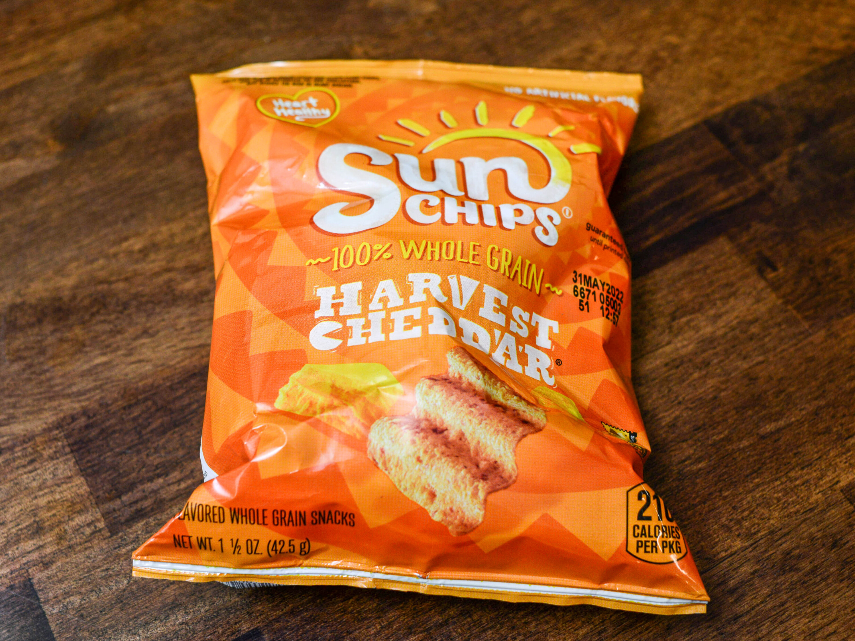 Order Sun Chips (Harvest Cheddar) food online from Bagel Guys Deli store, Long Branch on bringmethat.com