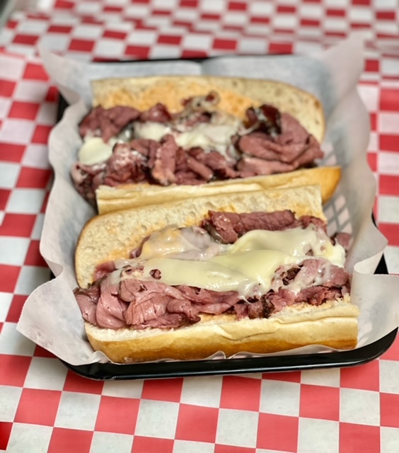 Order 51- Pastrami Hot Sub food online from Munch A Sub store, Las Vegas on bringmethat.com