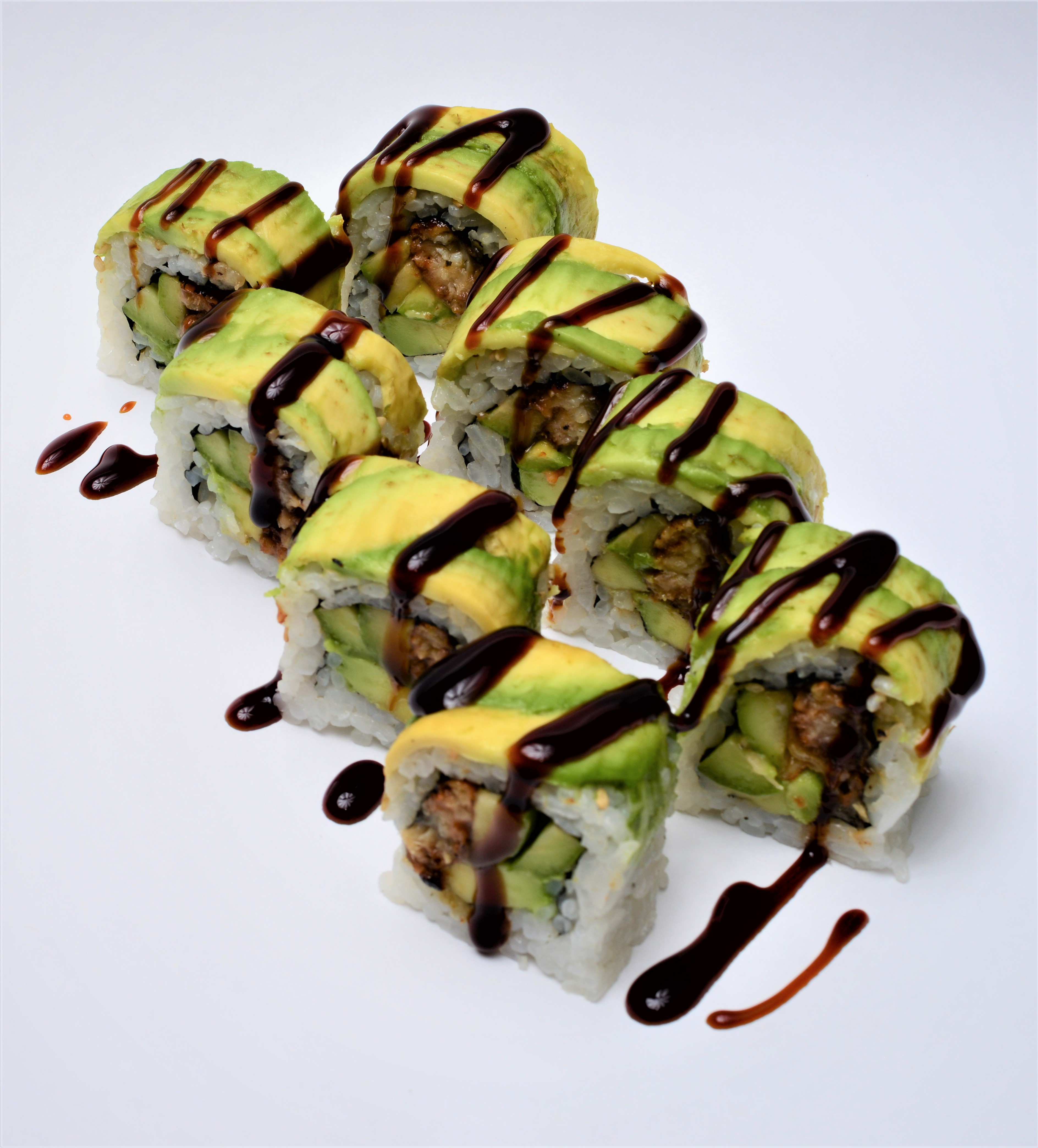 Order Caterpillar Roll food online from Roll It Sushi store, Newport Beach on bringmethat.com