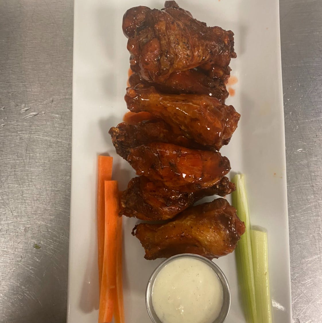 Order Buffalo Wings - 6 Pieces food online from 5 Brothers Pizza & Pasta store, Brewster on bringmethat.com
