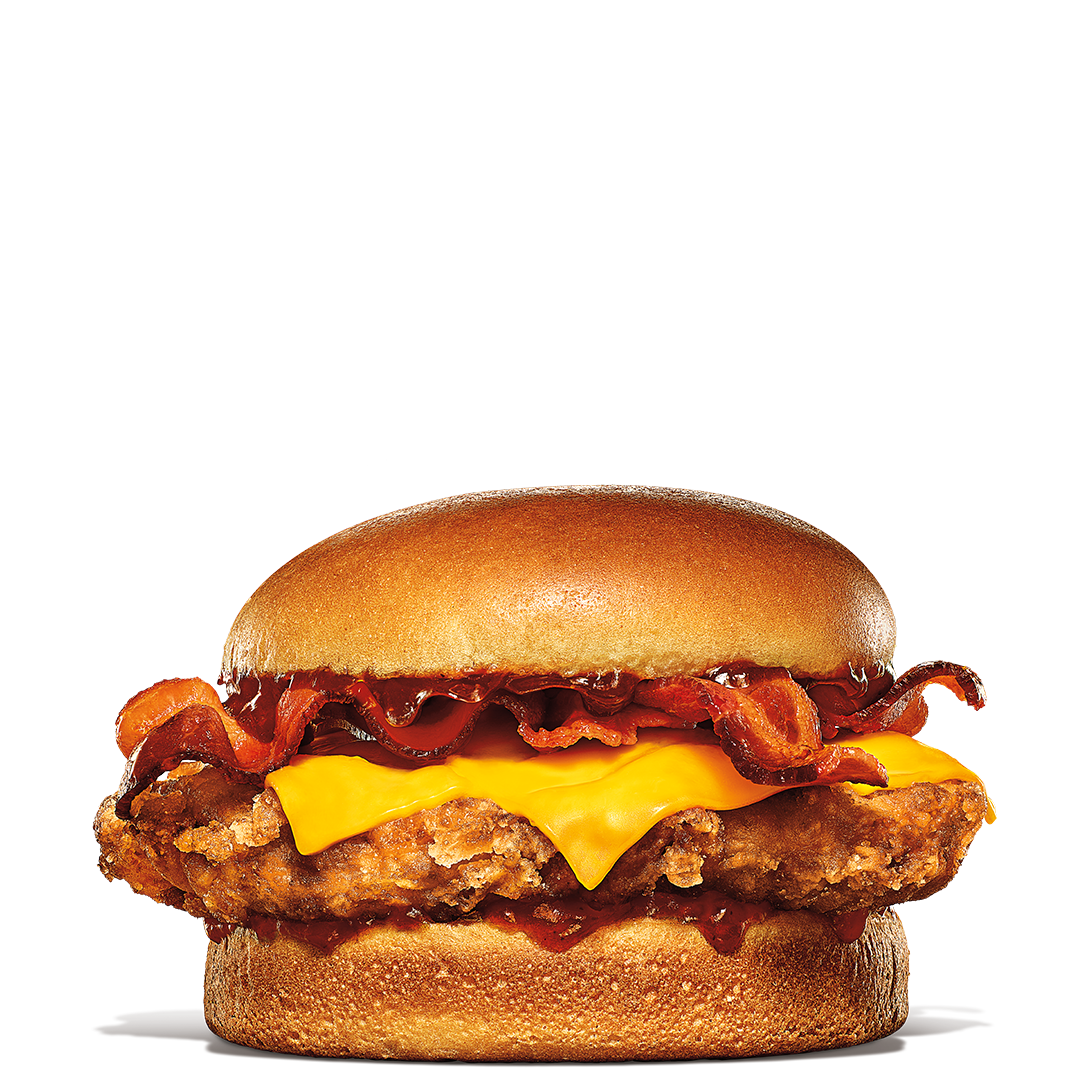 Order BBQ Bacon and Cheese BK Royal Crispy Chicken Sandwich food online from Burger King store, Columbus on bringmethat.com