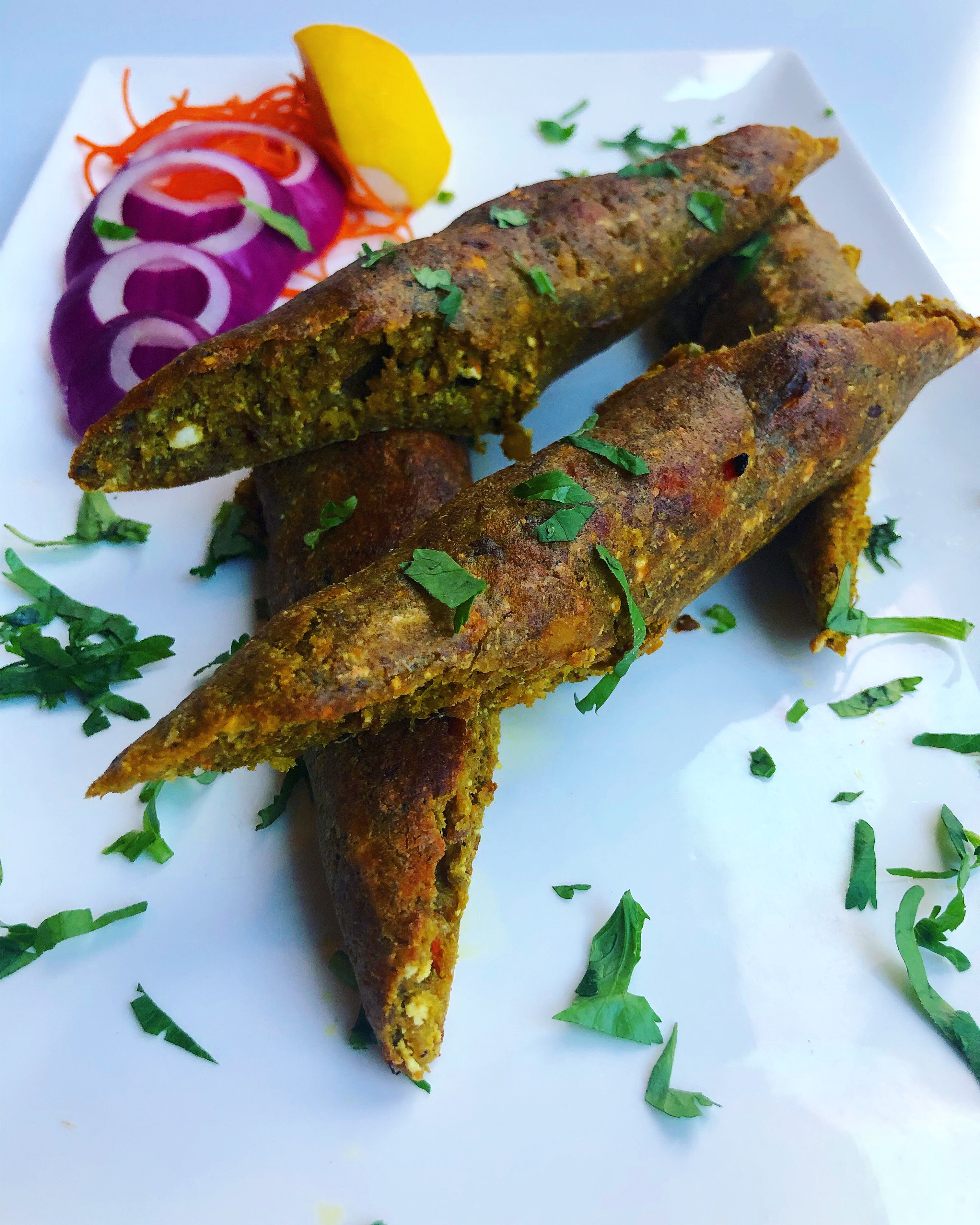 Order Subzi Ki Seekh food online from Amiya Indian Cuisine store, Jersey City on bringmethat.com