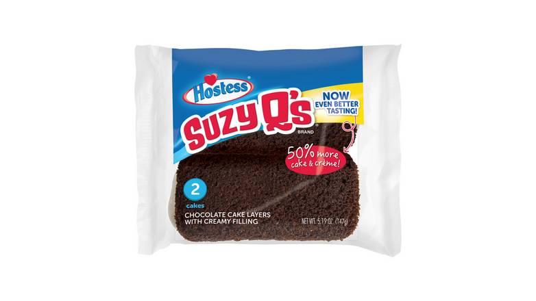 Order Hostess - Suzy Q'S 50% More Twin Pack food online from Trumbull Mobil store, Trumbull on bringmethat.com