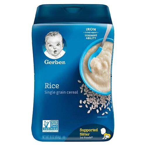 Order Gerber Single-Grain Rice Baby Cereal - 16.0 oz food online from Walgreens store, Slidell on bringmethat.com