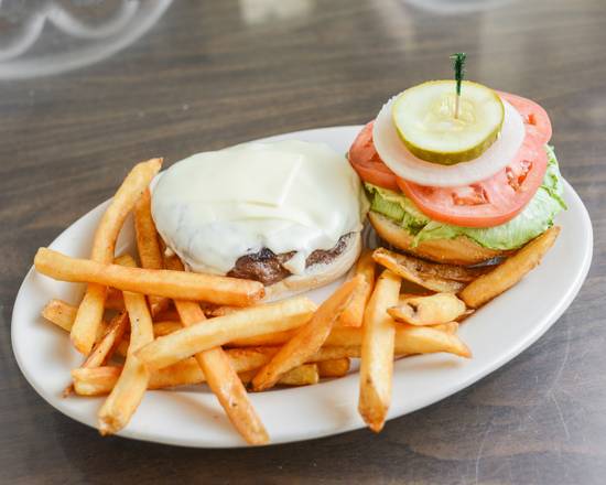 Order 8oz All Beef Burger food online from Towne Restaurant store, Telford on bringmethat.com