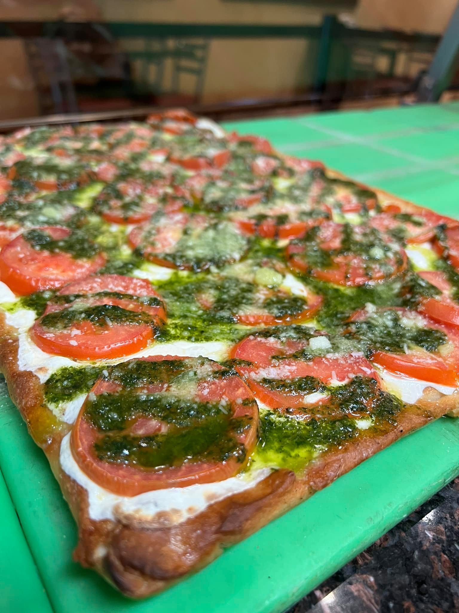 Order Caprese Pizza - Large 16'' (8 Slices) food online from Villa Monte store, Old Bethpage on bringmethat.com