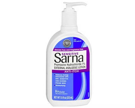 Order Sarna Anti-itch 7.5 oz food online from McLean Ave Pharmacy store, Yonkers on bringmethat.com