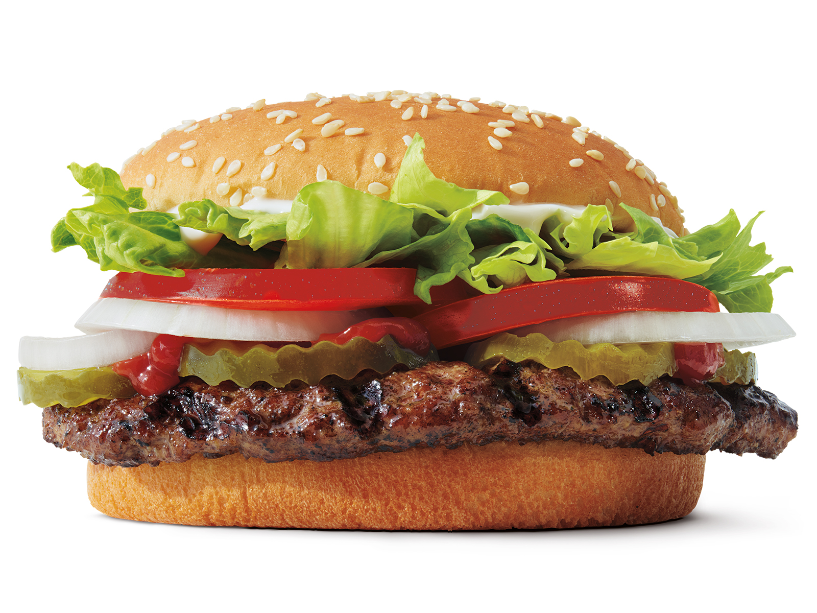Order WHOPPER® Sandwich food online from Burger King store, Streamwood on bringmethat.com