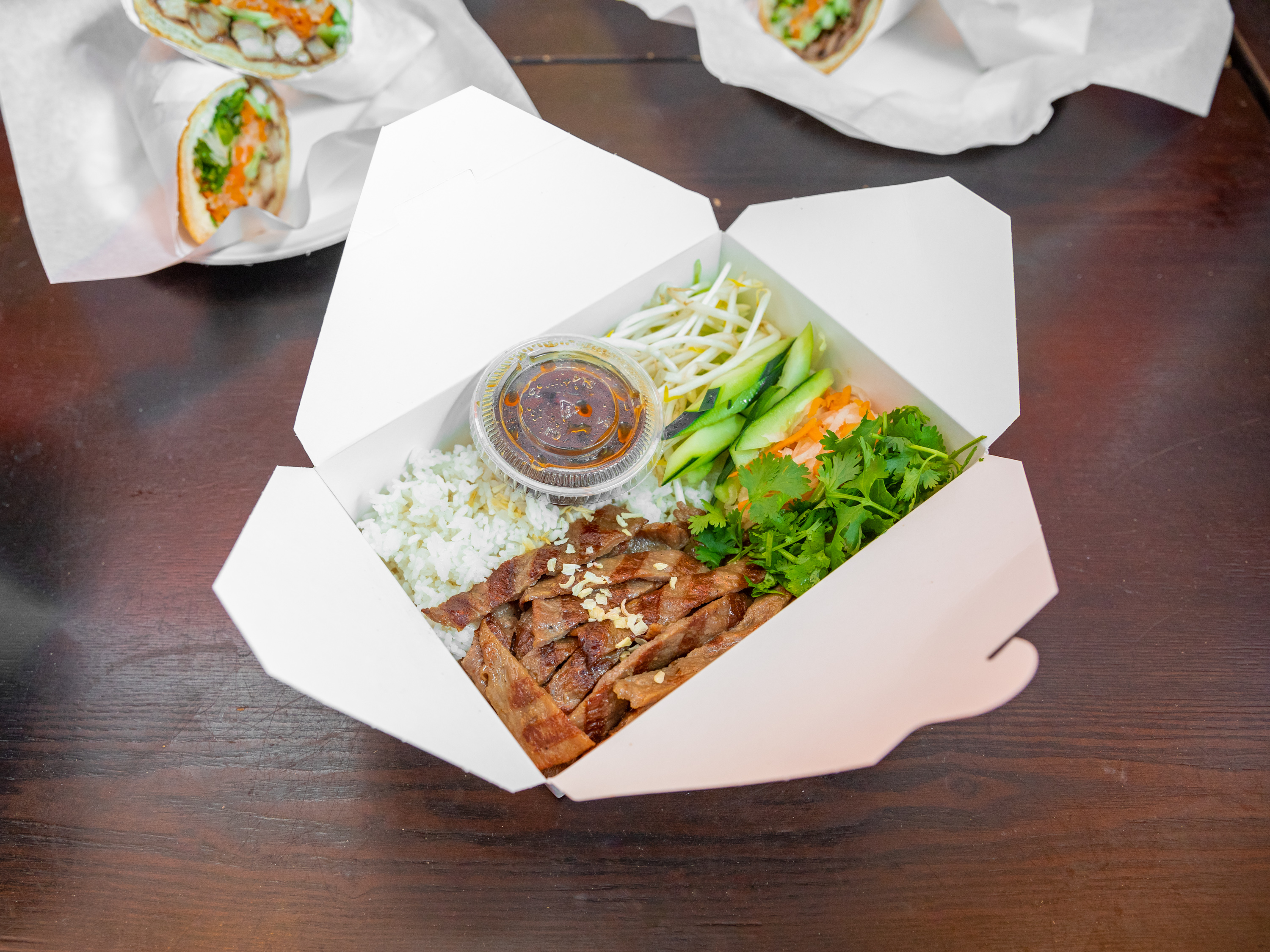 Order Beef Rice Box food online from Viet Ha Noodles & Grill store, Sacramento on bringmethat.com