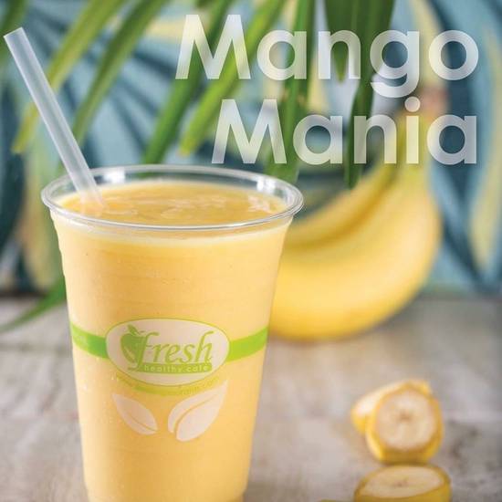 Order Mango Mania - Small (16 oz) food online from Fresh Healthy Cafe store, San Marcos on bringmethat.com
