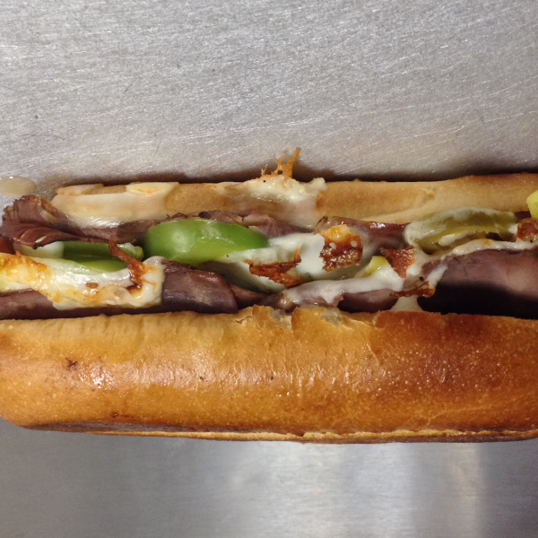 Order 3 Peppers Steak Sandwich food online from Aladinos pizza-brentwood store, Brentwood on bringmethat.com