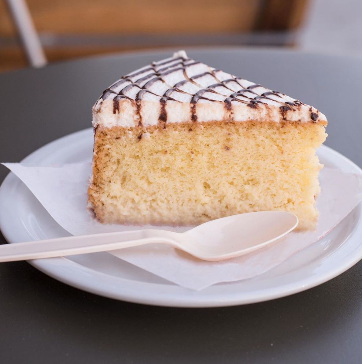 Order Tres Leches Cake (1 Slice) food online from El Taco Chico store, Oak Park on bringmethat.com