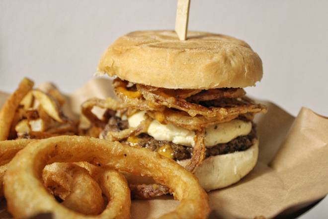 Order The Bison Burger food online from Stock And Barrel store, Knoxville on bringmethat.com