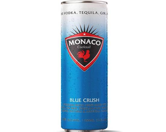 Order Monaco Blue crush cocktail, 12oz single can (9%abv) food online from Ogden Wine & Spirit store, Naperville on bringmethat.com