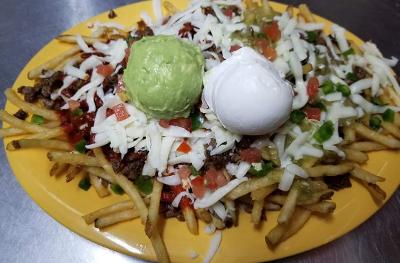 Order Asada Fries  food online from Cocina Mexican Express store, Las Cruces on bringmethat.com