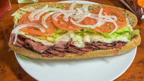 Order Pastrami Sub HOT or COLD food online from Plaza Market store, Newark on bringmethat.com