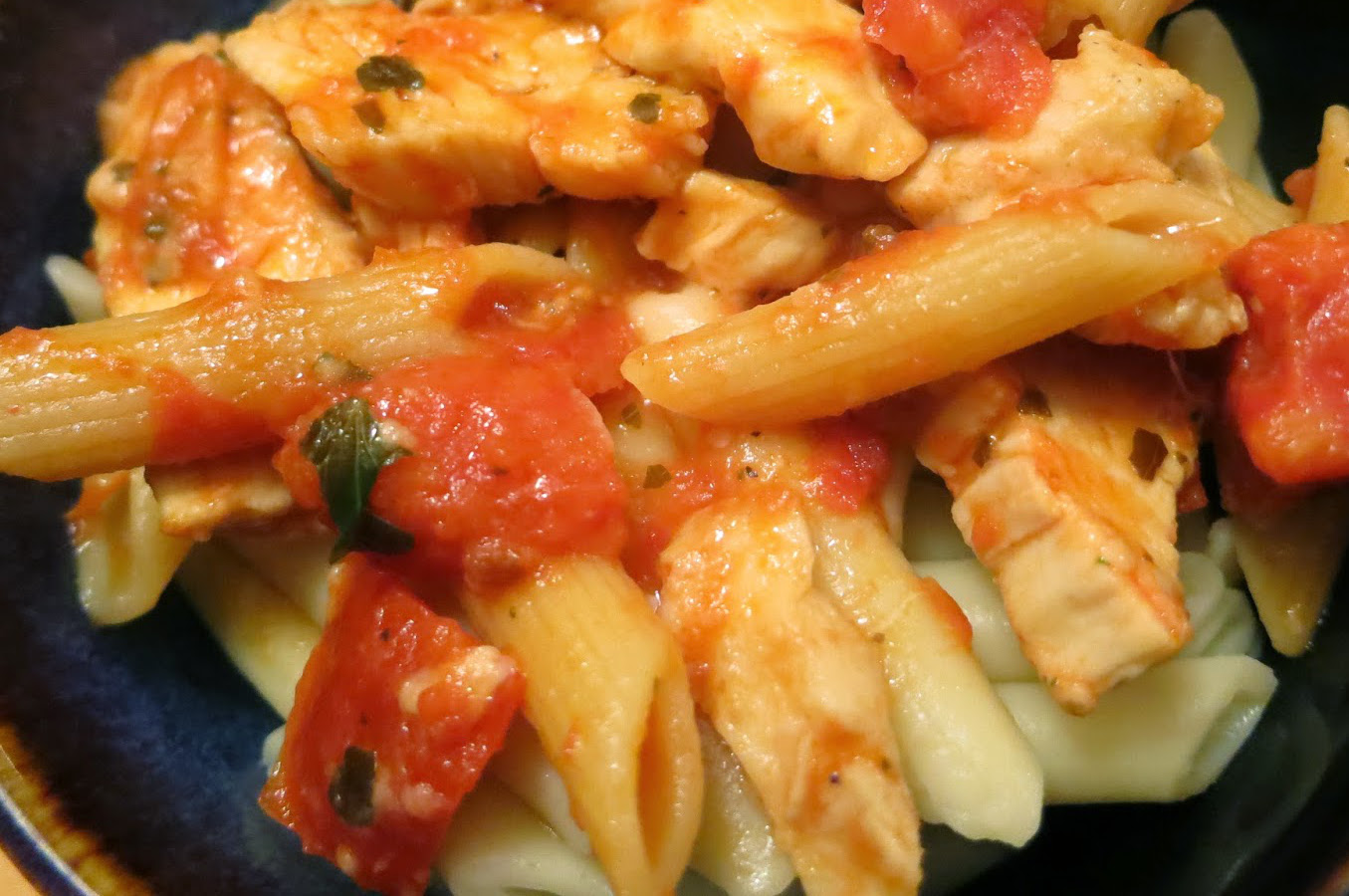 Order Penne with Chicken Margherita food online from Pizza boy store, Glendale on bringmethat.com