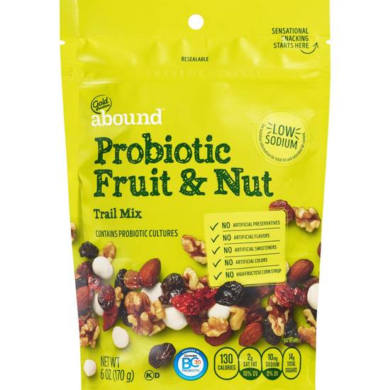 Order Gold Emblem Abound Probiotic Fruit & Nut Trail Mix, 6 OZ food online from Cvs store, MONTEZUMA on bringmethat.com