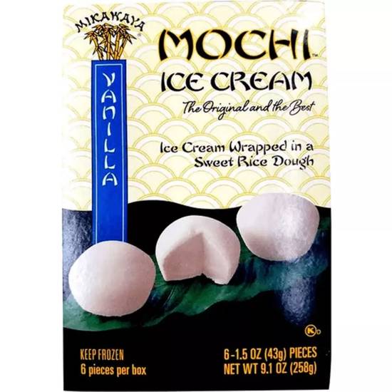 Order Mikawaya - Mochi Ice Cream - Vanilla food online from IV Deli Mart store, Goleta on bringmethat.com