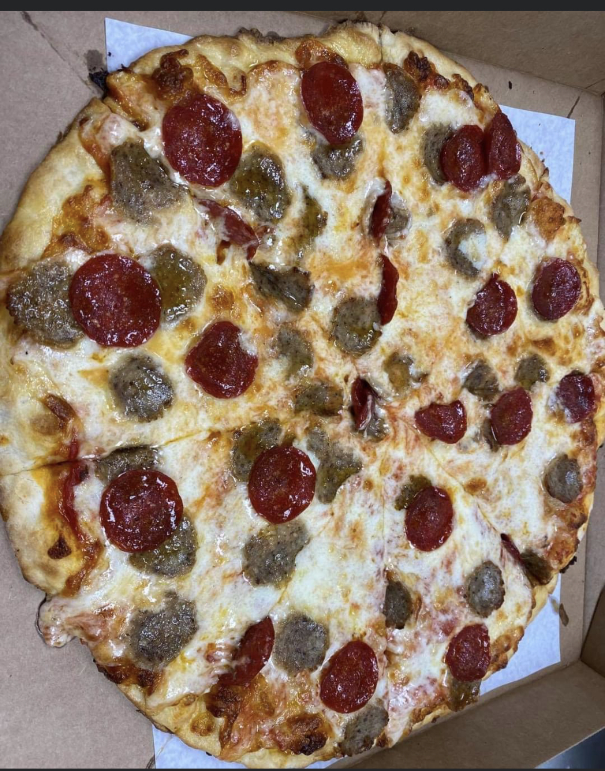 Order Beef Sausage & beef pepperoni  food online from Mr Pizza Fried Chicken store, Asbury Park on bringmethat.com