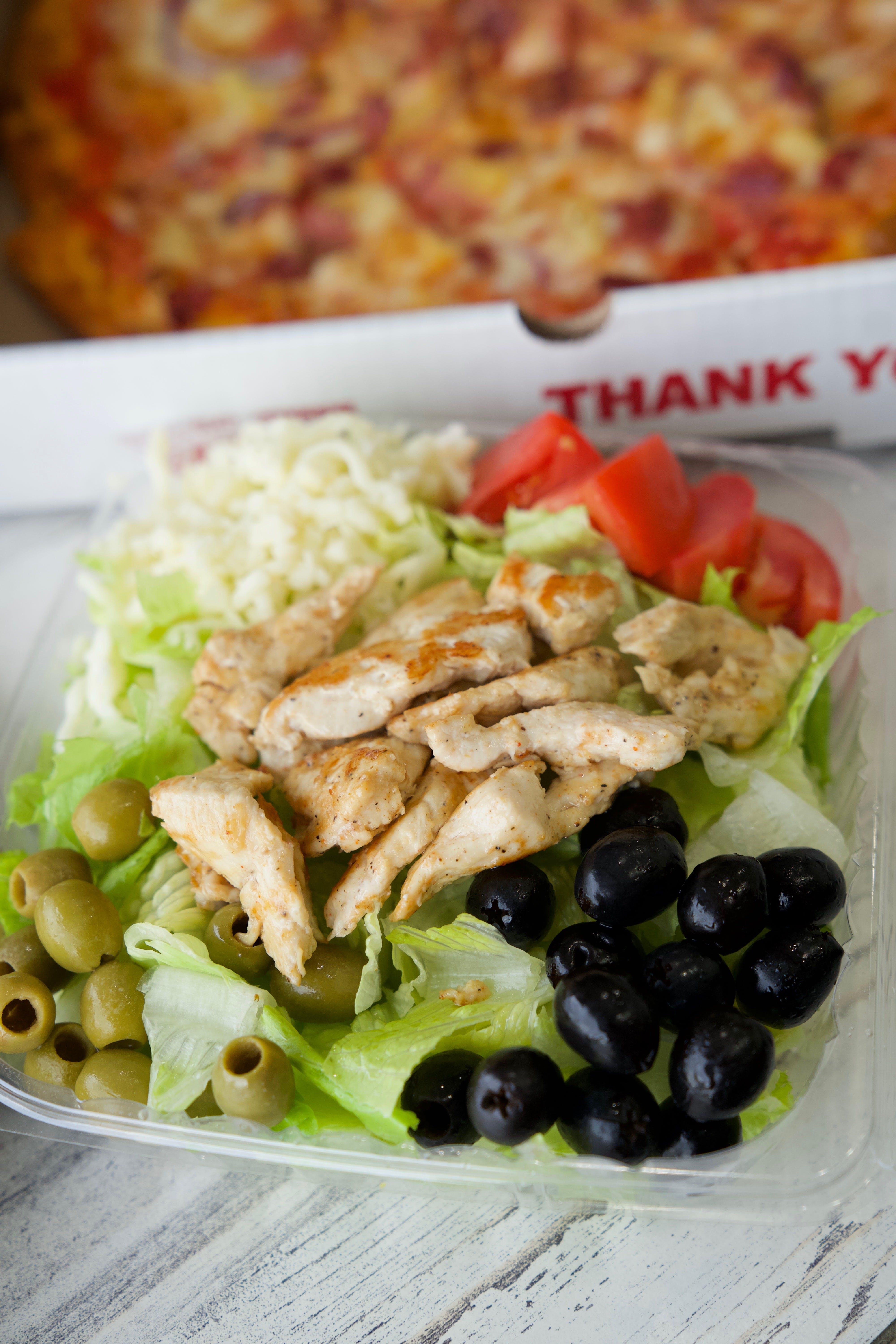 Order Chicken Salad - Small food online from Mr Cheese Pizza store, Dearborn Heights on bringmethat.com