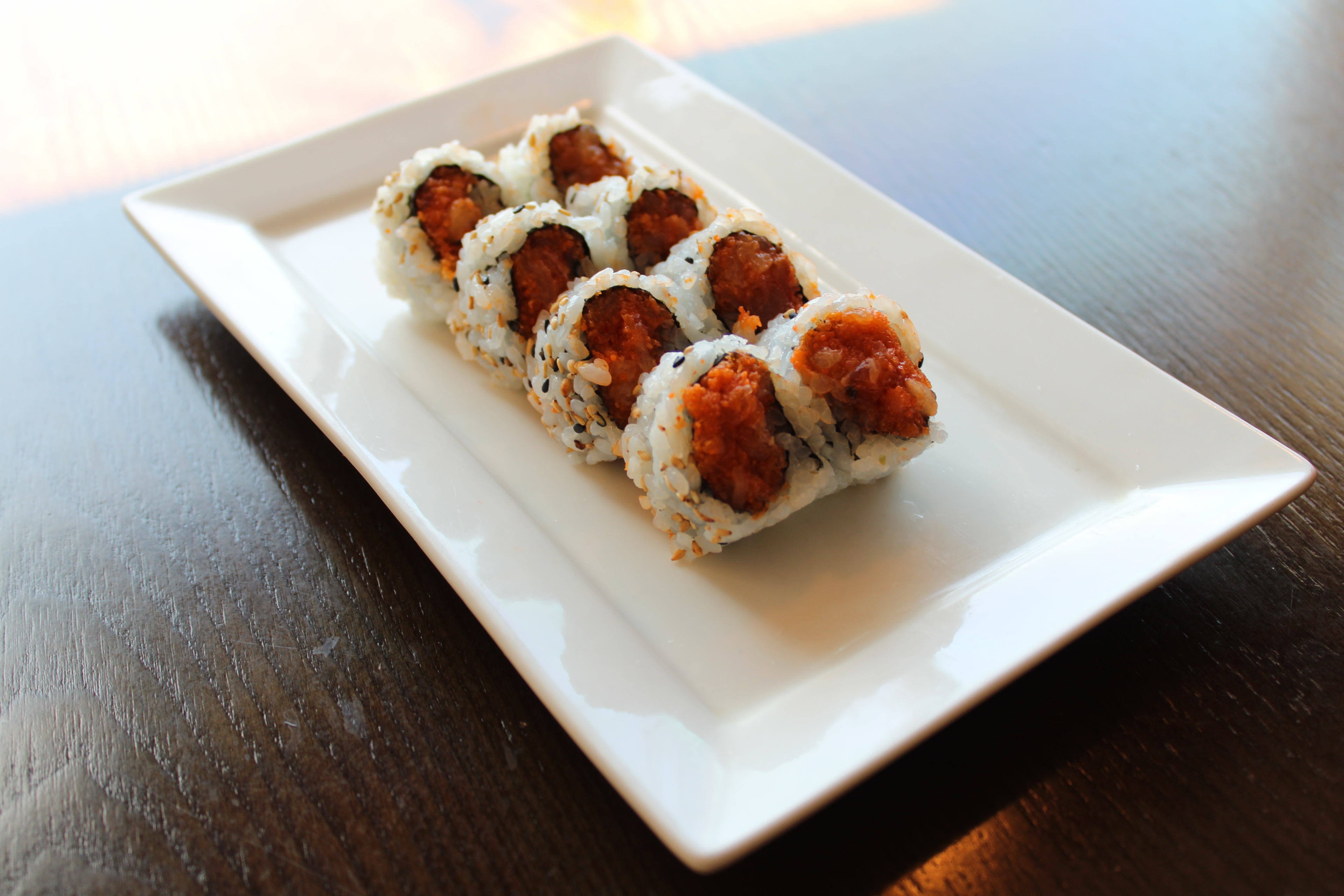 Order Spicy Yellowtail Roll food online from Sushi Snob store, Jacksonville on bringmethat.com